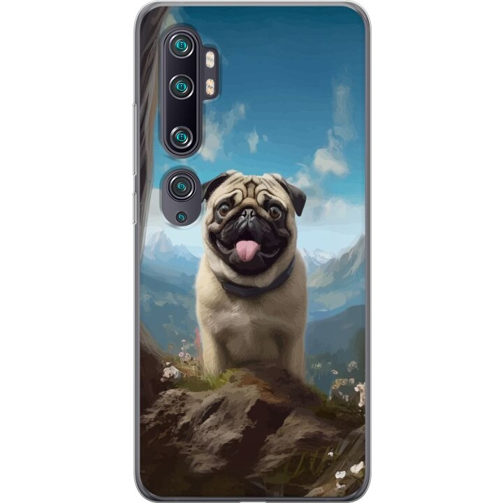 Mobiele hoes voor Xiaomi Mi Note 10 met Blije Hond ontwerp in de groep SMARTPHONE & TABLETS / Mobielbescherming / Xiaomi bij TP E-commerce Nordic AB (A65051)