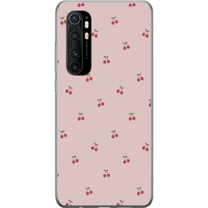 Mobiele hoes voor Xiaomi Mi Note 10 Lite met Kersen ontwerp in de groep SMARTPHONE & TABLETS / Mobielbescherming / Xiaomi bij TP E-commerce Nordic AB (A65067)