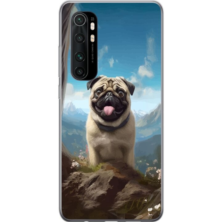 Mobiele hoes voor Xiaomi Mi Note 10 Lite met Blije Hond ontwerp in de groep SMARTPHONE & TABLETS / Mobielbescherming / Xiaomi bij TP E-commerce Nordic AB (A65078)