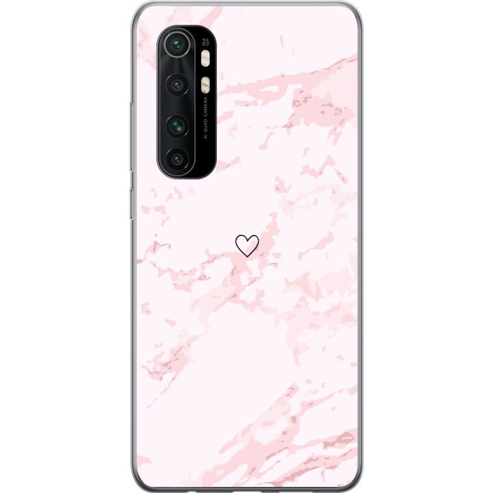 Mobiele hoes voor Xiaomi Mi Note 10 Lite met Roze Hart ontwerp in de groep SMARTPHONE & TABLETS / Mobielbescherming / Xiaomi bij TP E-commerce Nordic AB (A65083)