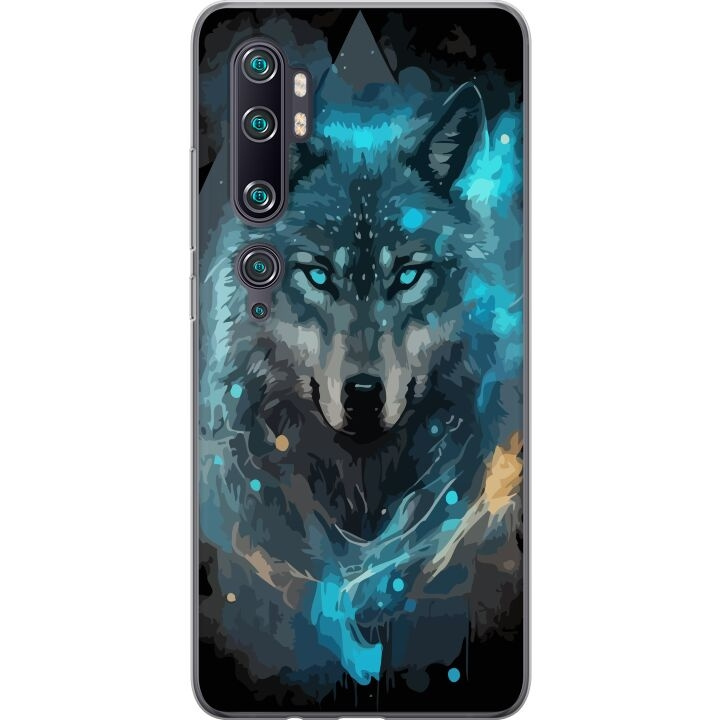 Mobiele hoes voor Xiaomi Mi Note 10 Pro met Wolf ontwerp in de groep SMARTPHONE & TABLETS / Mobielbescherming / Xiaomi bij TP E-commerce Nordic AB (A65092)