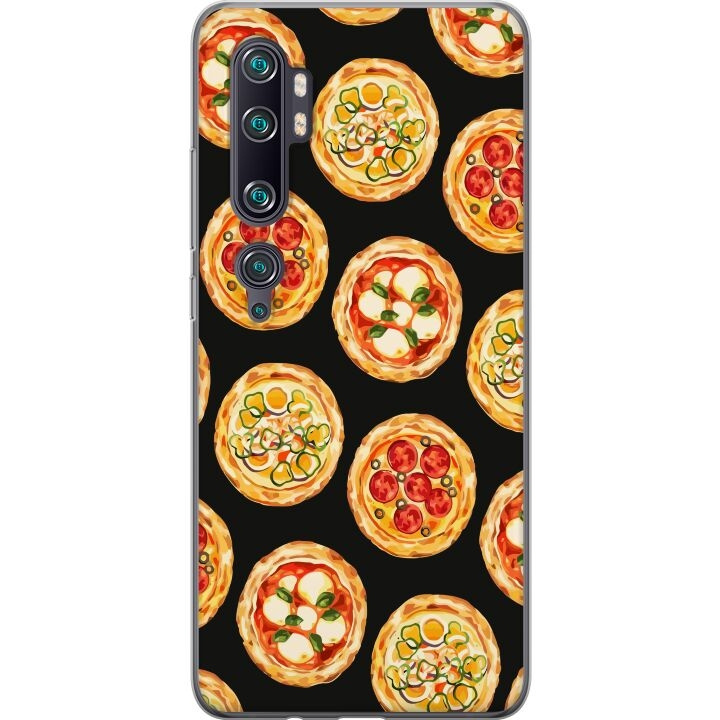 Mobiele hoes voor Xiaomi Mi Note 10 Pro met Pizza ontwerp in de groep SMARTPHONE & TABLETS / Mobielbescherming / Xiaomi bij TP E-commerce Nordic AB (A65100)