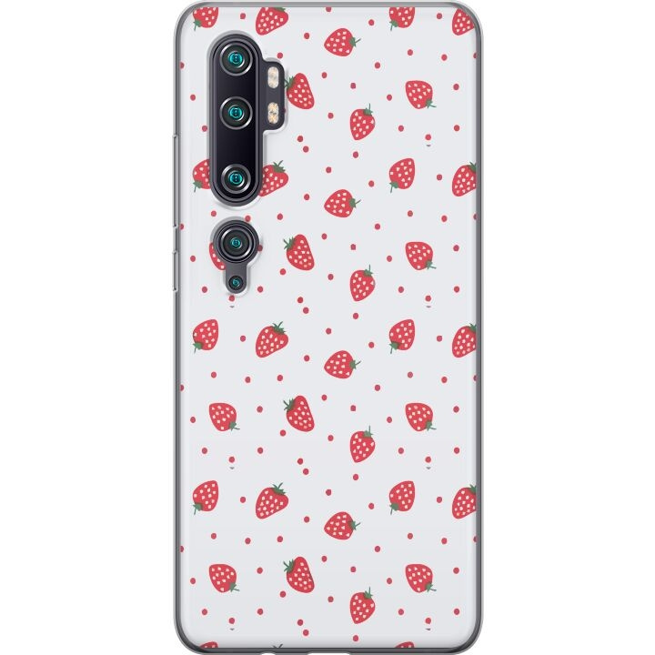 Mobiele hoes voor Xiaomi Mi Note 10 Pro met Aardbeien ontwerp in de groep SMARTPHONE & TABLETS / Mobielbescherming / Xiaomi bij TP E-commerce Nordic AB (A65104)