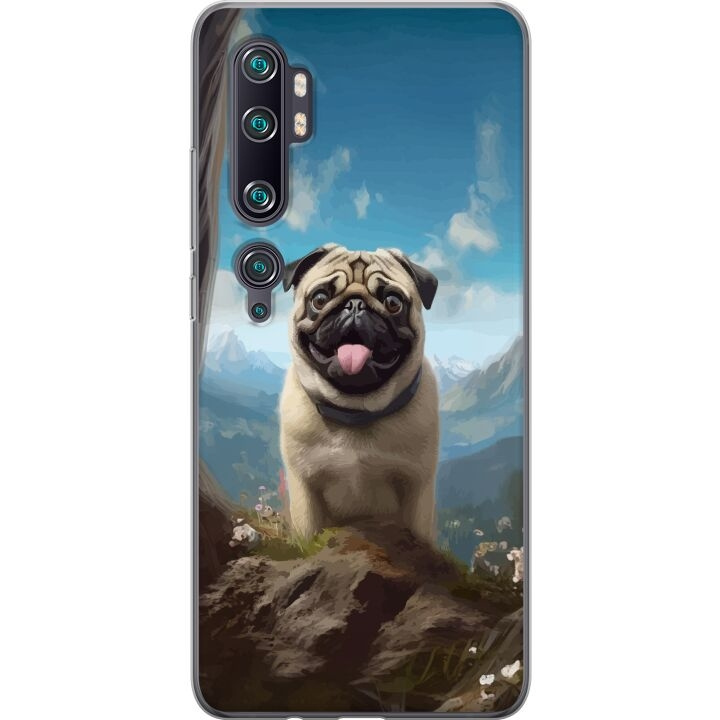 Mobiele hoes voor Xiaomi Mi Note 10 Pro met Blije Hond ontwerp in de groep SMARTPHONE & TABLETS / Mobielbescherming / Xiaomi bij TP E-commerce Nordic AB (A65105)