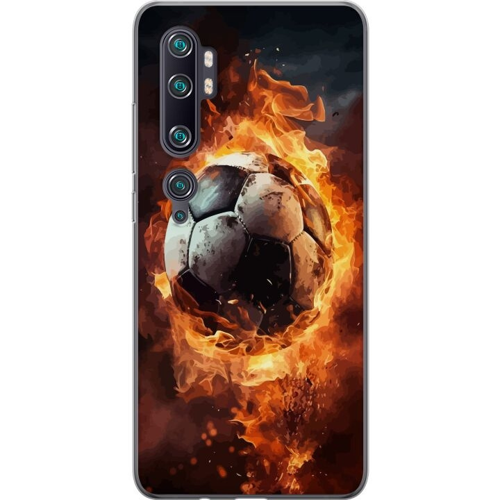 Mobiele hoes voor Xiaomi Mi Note 10 Pro met Voetbal ontwerp in de groep SMARTPHONE & TABLETS / Mobielbescherming / Xiaomi bij TP E-commerce Nordic AB (A65108)