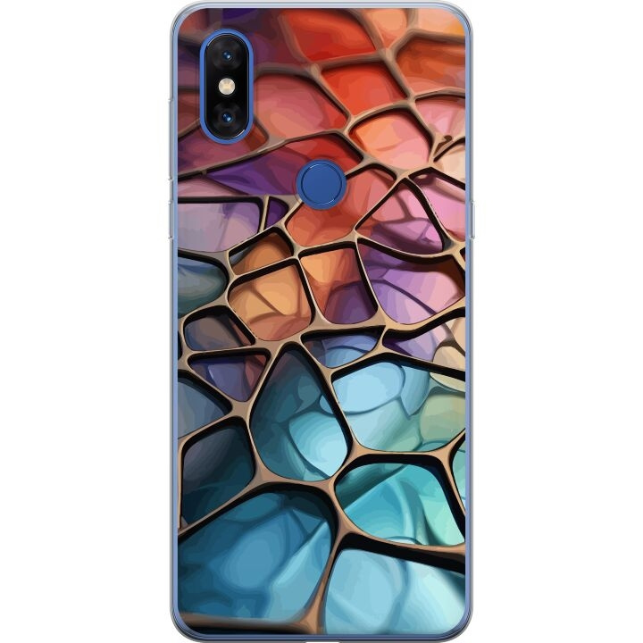 Mobiele hoes voor Xiaomi Mi Mix 3 met Metallic patroon ontwerp in de groep SMARTPHONE & TABLETS / Mobielbescherming / Xiaomi bij TP E-commerce Nordic AB (A65124)