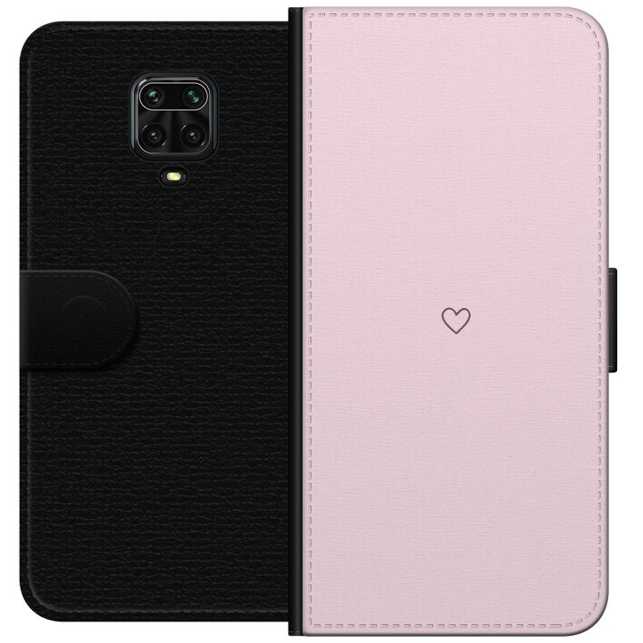 Portemonnee-hoesje voor Xiaomi Redmi Note 9 Pro met Hart ontwerp in de groep SMARTPHONE & TABLETS / Mobielbescherming / Xiaomi bij TP E-commerce Nordic AB (A65160)