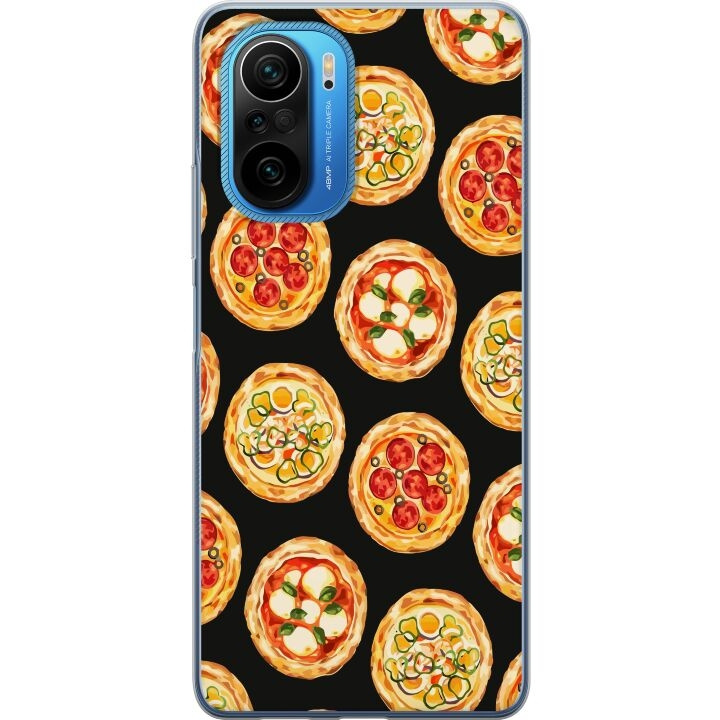 Mobiele hoes voor Xiaomi Poco F3 met Pizza ontwerp in de groep SMARTPHONE & TABLETS / Mobielbescherming / Xiaomi bij TP E-commerce Nordic AB (A65235)