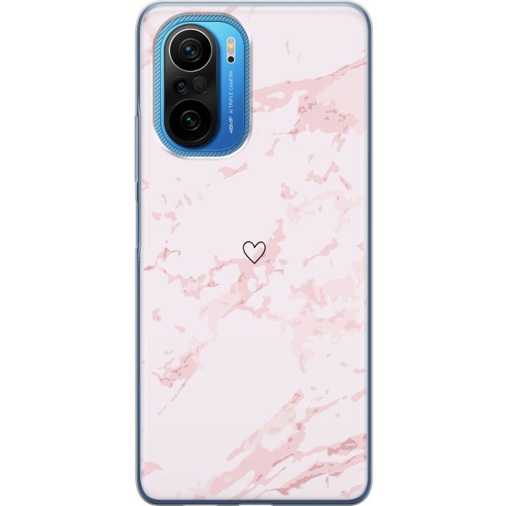 Mobiele hoes voor Xiaomi Poco F3 met Roze Hart ontwerp in de groep SMARTPHONE & TABLETS / Mobielbescherming / Xiaomi bij TP E-commerce Nordic AB (A65245)