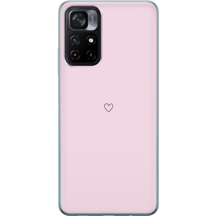 Mobiele hoes voor Xiaomi Poco M4 Pro 5G met Hart ontwerp in de groep SMARTPHONE & TABLETS / Mobielbescherming / Xiaomi bij TP E-commerce Nordic AB (A65349)