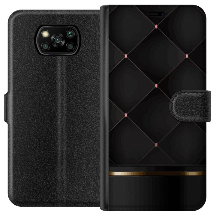 Portemonnee-hoesje voor Xiaomi Poco X3 NFC met Luxe lijn ontwerp in de groep SMARTPHONE & TABLETS / Mobielbescherming / Xiaomi bij TP E-commerce Nordic AB (A65372)