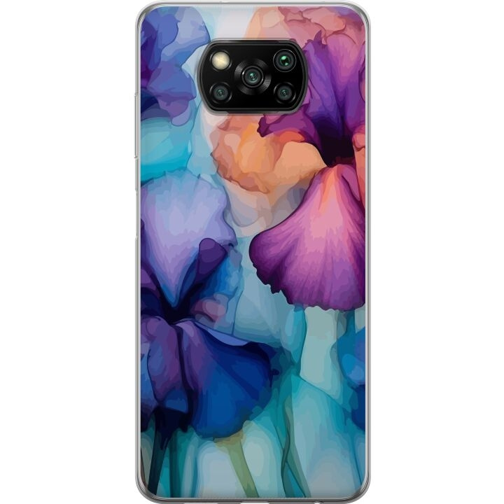 Mobiele hoes voor Xiaomi Poco X3 NFC met Magische bloemen ontwerp in de groep SMARTPHONE & TABLETS / Mobielbescherming / Xiaomi bij TP E-commerce Nordic AB (A65387)