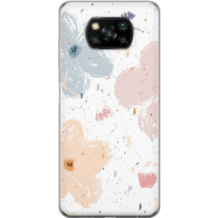 Mobiele hoes voor Xiaomi Poco X3 NFC met Bloemen ontwerp in de groep SMARTPHONE & TABLETS / Mobielbescherming / Xiaomi bij TP E-commerce Nordic AB (A65396)