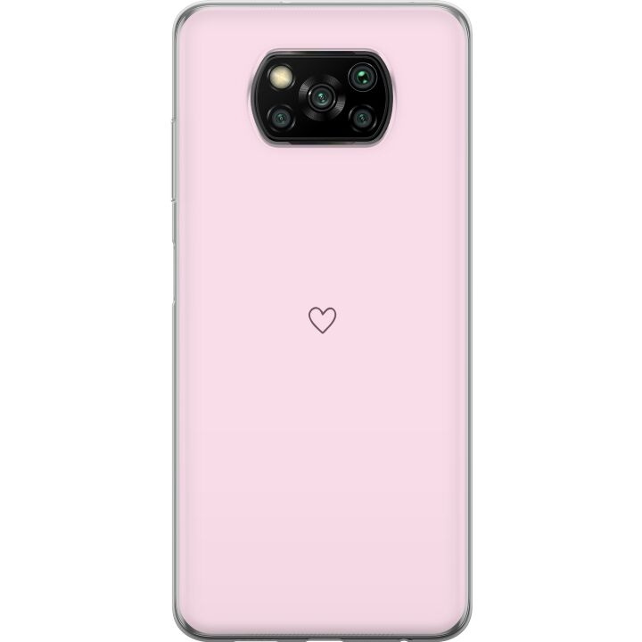 Mobiele hoes voor Xiaomi Poco X3 NFC met Hart ontwerp in de groep SMARTPHONE & TABLETS / Mobielbescherming / Xiaomi bij TP E-commerce Nordic AB (A65403)