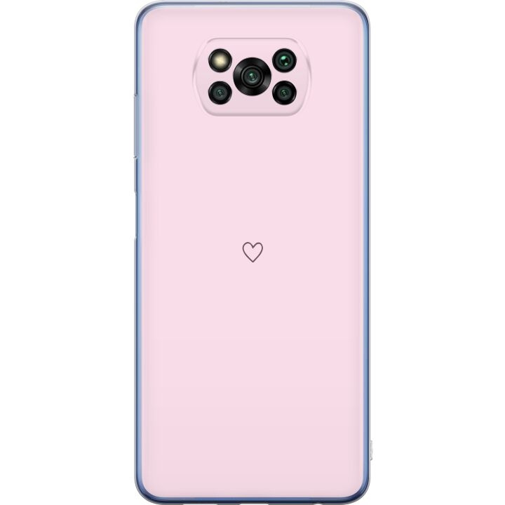 Mobiele hoes voor Xiaomi Poco X3 Pro met Hart ontwerp in de groep SMARTPHONE & TABLETS / Mobielbescherming / Xiaomi bij TP E-commerce Nordic AB (A65430)