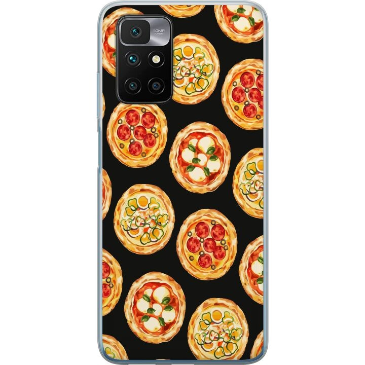 Mobiele hoes voor Xiaomi Redmi 10 met Pizza ontwerp in de groep SMARTPHONE & TABLETS / Mobielbescherming / Xiaomi bij TP E-commerce Nordic AB (A65478)