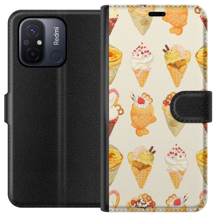 Portemonnee-hoesje voor Xiaomi Redmi 12C met Glasachtig ontwerp in de groep SMARTPHONE & TABLETS / Mobielbescherming / Xiaomi bij TP E-commerce Nordic AB (A65557)