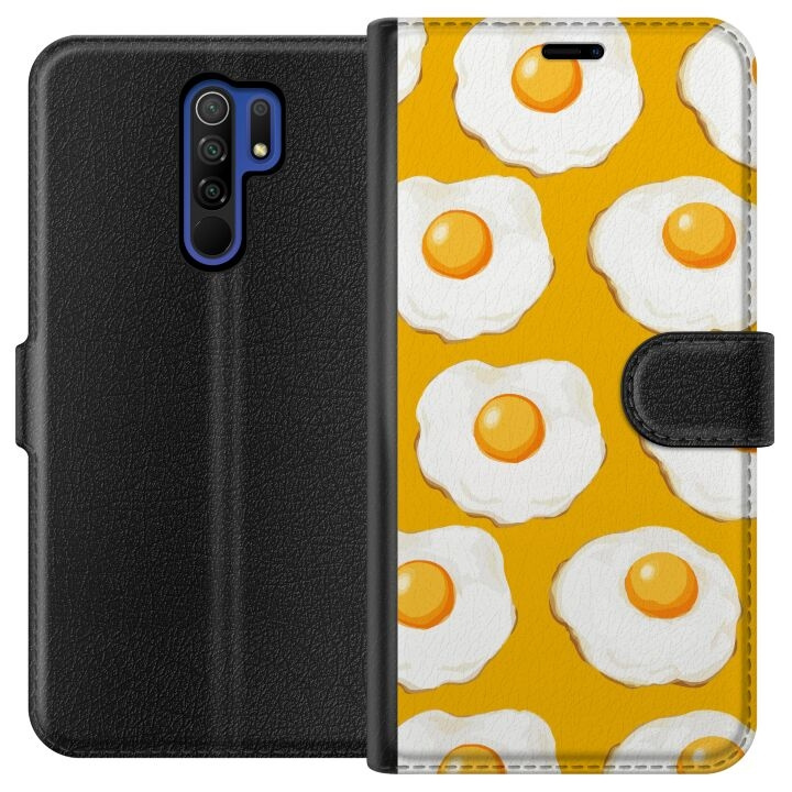 Portemonnee-hoesje voor Xiaomi Redmi 9 met Gebakken ei ontwerp in de groep SMARTPHONE & TABLETS / Mobielbescherming / Xiaomi bij TP E-commerce Nordic AB (A65629)