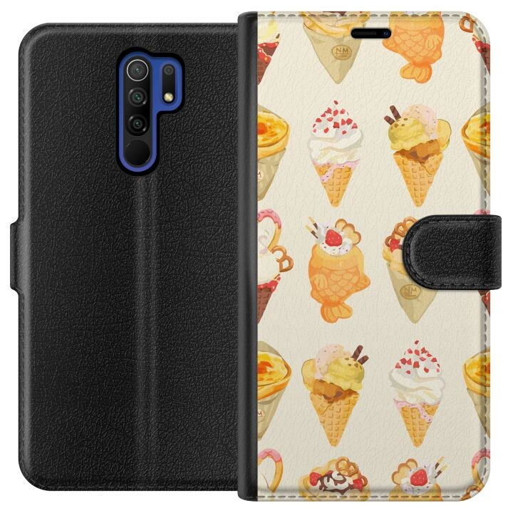 Portemonnee-hoesje voor Xiaomi Redmi 9 met Glasachtig ontwerp in de groep SMARTPHONE & TABLETS / Mobielbescherming / Xiaomi bij TP E-commerce Nordic AB (A65638)