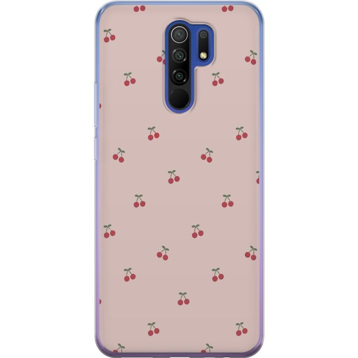 Mobiele hoes voor Xiaomi Redmi 9 met Kersen ontwerp in de groep SMARTPHONE & TABLETS / Mobielbescherming / Xiaomi bij TP E-commerce Nordic AB (A65661)