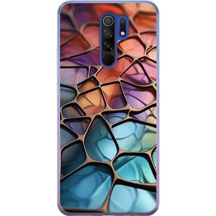 Mobiele hoes voor Xiaomi Redmi 9 met Metallic patroon ontwerp in de groep SMARTPHONE & TABLETS / Mobielbescherming / Xiaomi bij TP E-commerce Nordic AB (A65664)