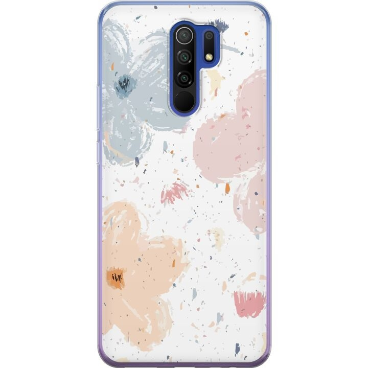 Mobiele hoes voor Xiaomi Redmi 9 met Bloemen ontwerp in de groep SMARTPHONE & TABLETS / Mobielbescherming / Xiaomi bij TP E-commerce Nordic AB (A65666)