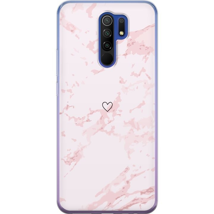 Mobiele hoes voor Xiaomi Redmi 9 met Roze Hart ontwerp in de groep SMARTPHONE & TABLETS / Mobielbescherming / Xiaomi bij TP E-commerce Nordic AB (A65677)