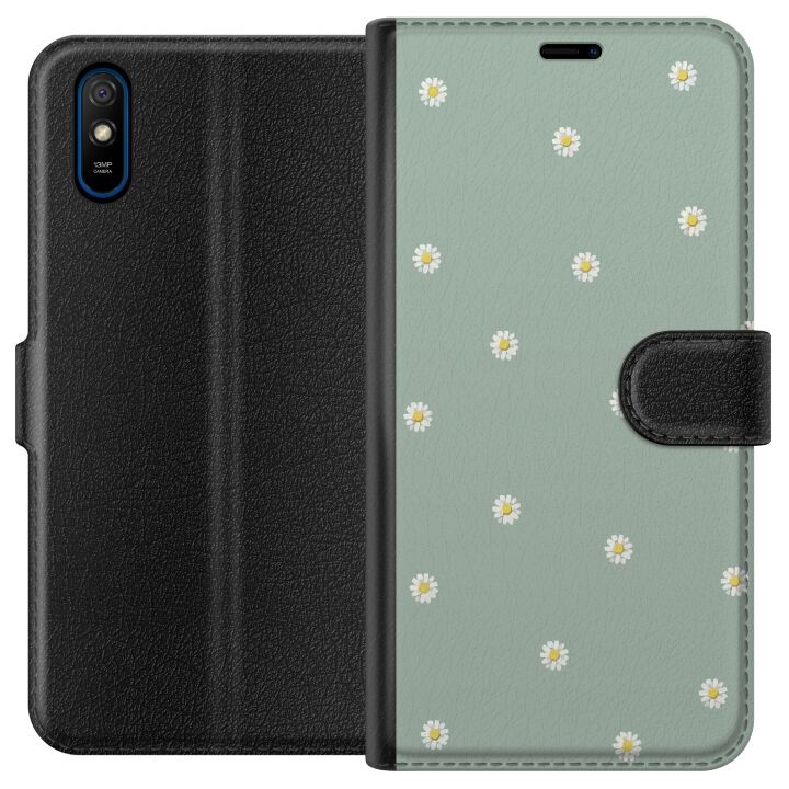 Portemonnee-hoesje voor Xiaomi Redmi 9A met Priesterkragen ontwerp in de groep SMARTPHONE & TABLETS / Mobielbescherming / Xiaomi bij TP E-commerce Nordic AB (A65685)