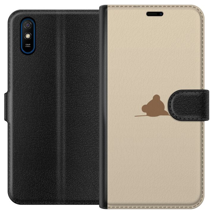 Portemonnee-hoesje voor Xiaomi Redmi 9A met Nalle ontwerp in de groep SMARTPHONE & TABLETS / Mobielbescherming / Xiaomi bij TP E-commerce Nordic AB (A65701)