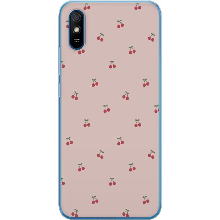 Mobiele hoes voor Xiaomi Redmi 9A met Kersen ontwerp in de groep SMARTPHONE & TABLETS / Mobielbescherming / Xiaomi bij TP E-commerce Nordic AB (A65715)