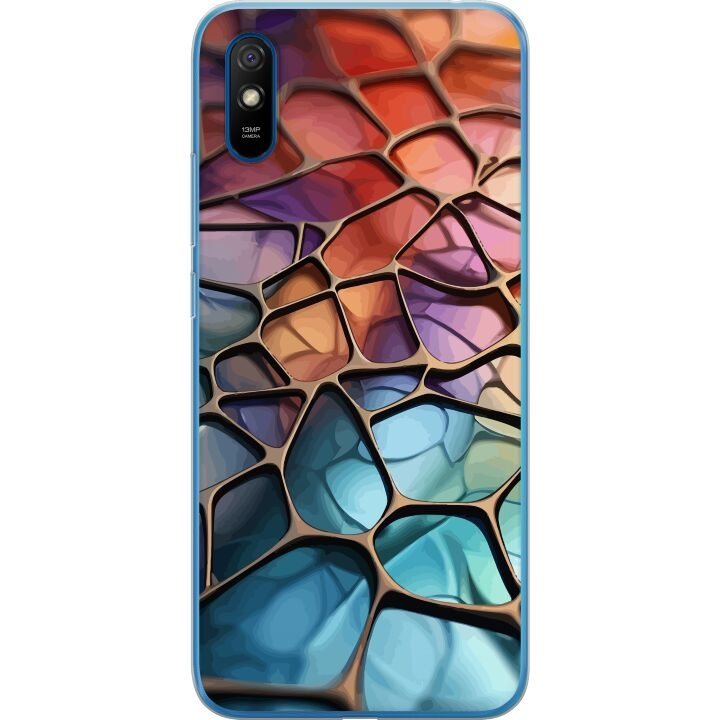 Mobiele hoes voor Xiaomi Redmi 9A met Metallic patroon ontwerp in de groep SMARTPHONE & TABLETS / Mobielbescherming / Xiaomi bij TP E-commerce Nordic AB (A65718)