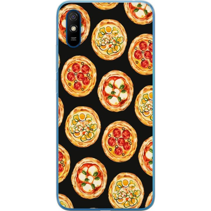 Mobiele hoes voor Xiaomi Redmi 9A met Pizza ontwerp in de groep SMARTPHONE & TABLETS / Mobielbescherming / Xiaomi bij TP E-commerce Nordic AB (A65721)