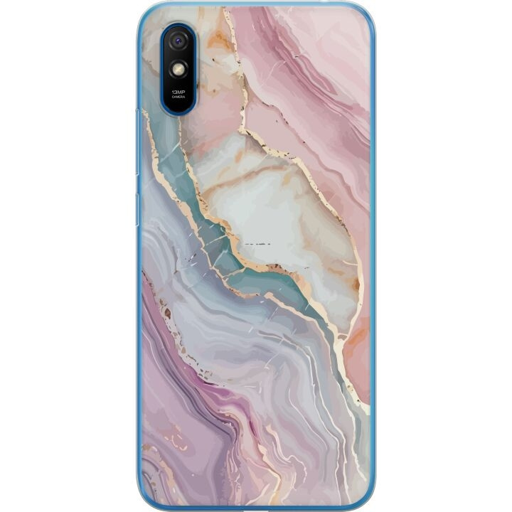 Mobiele hoes voor Xiaomi Redmi 9A met Marmer ontwerp in de groep SMARTPHONE & TABLETS / Mobielbescherming / Xiaomi bij TP E-commerce Nordic AB (A65730)