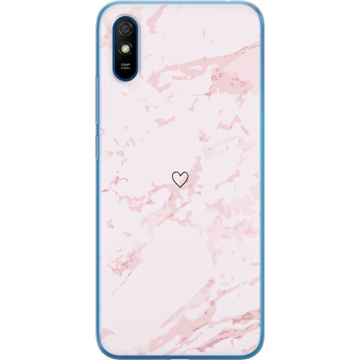 Mobiele hoes voor Xiaomi Redmi 9A met Roze Hart ontwerp in de groep SMARTPHONE & TABLETS / Mobielbescherming / Xiaomi bij TP E-commerce Nordic AB (A65731)