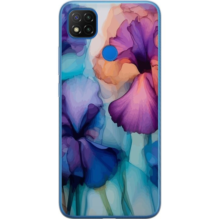 Mobiele hoes voor Xiaomi Redmi 9C met Magische bloemen ontwerp in de groep SMARTPHONE & TABLETS / Mobielbescherming / Xiaomi bij TP E-commerce Nordic AB (A65792)