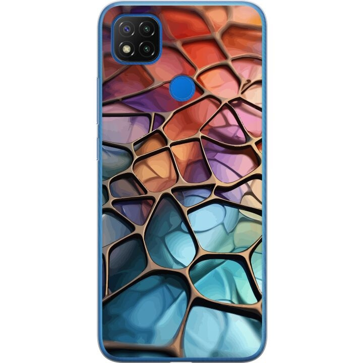 Mobiele hoes voor Xiaomi Redmi 9C met Metallic patroon ontwerp in de groep SMARTPHONE & TABLETS / Mobielbescherming / Xiaomi bij TP E-commerce Nordic AB (A65799)