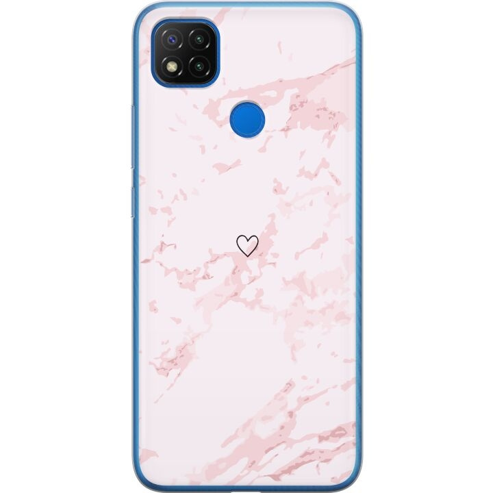 Mobiele hoes voor Xiaomi Redmi 9C met Roze Hart ontwerp in de groep SMARTPHONE & TABLETS / Mobielbescherming / Xiaomi bij TP E-commerce Nordic AB (A65812)