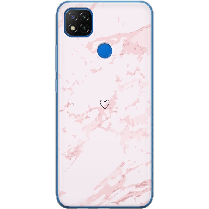 Mobiele hoes voor Xiaomi Redmi 9C NFC met Roze Hart ontwerp in de groep SMARTPHONE & TABLETS / Mobielbescherming / Xiaomi bij TP E-commerce Nordic AB (A65839)