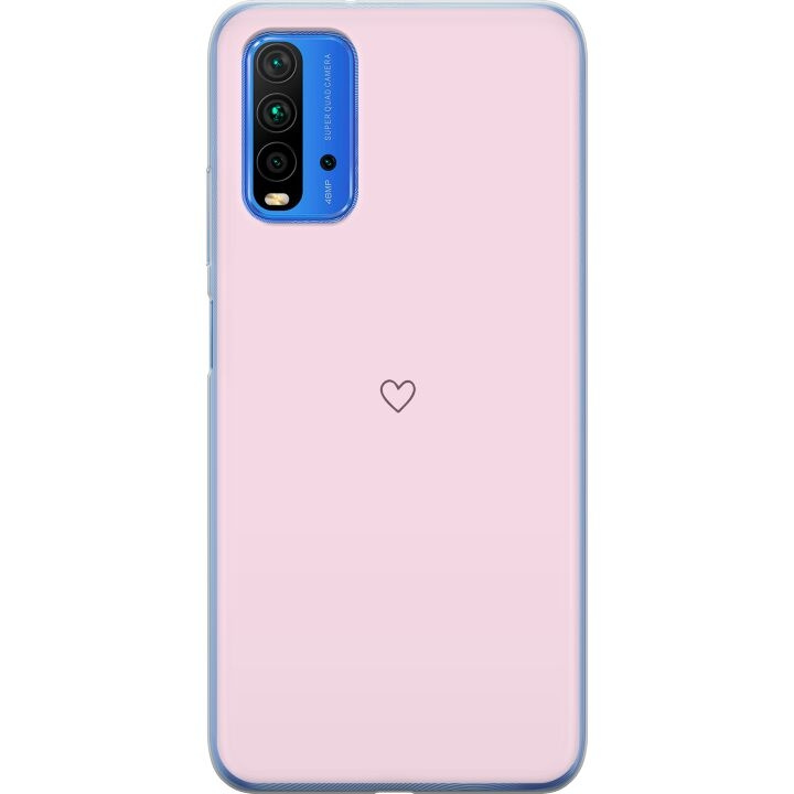 Mobiele hoes voor Xiaomi Redmi 9T met Hart ontwerp in de groep SMARTPHONE & TABLETS / Mobielbescherming / Xiaomi bij TP E-commerce Nordic AB (A65862)