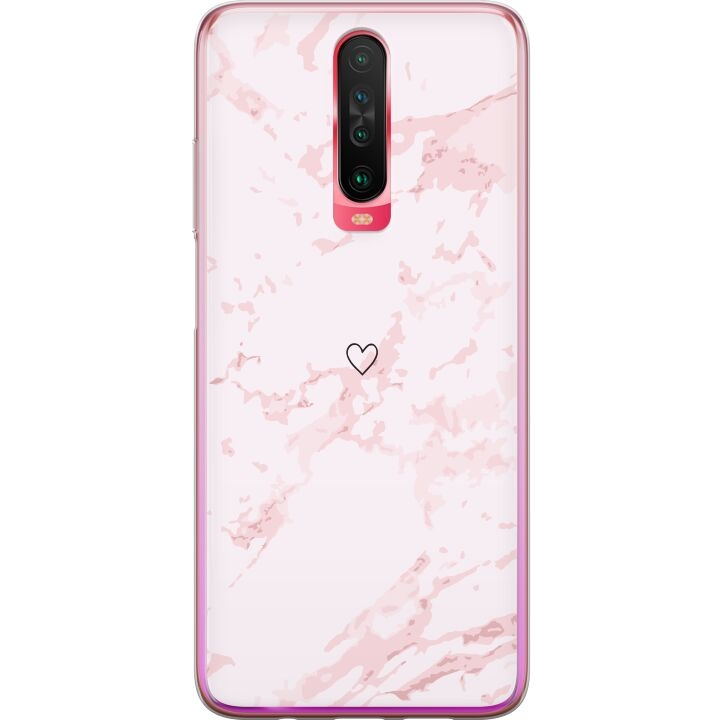 Mobiele hoes voor Xiaomi Redmi K30 met Roze Hart ontwerp in de groep SMARTPHONE & TABLETS / Mobielbescherming / Xiaomi bij TP E-commerce Nordic AB (A65893)