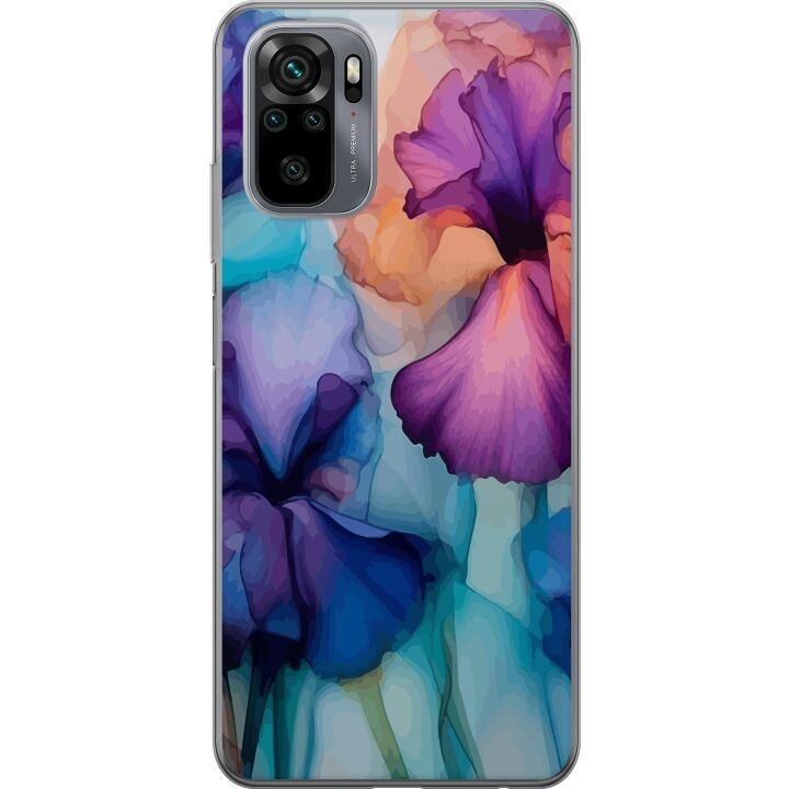 Mobiele hoes voor Xiaomi Redmi Note 10 met Magische bloemen ontwerp in de groep SMARTPHONE & TABLETS / Mobielbescherming / Xiaomi bij TP E-commerce Nordic AB (A65900)