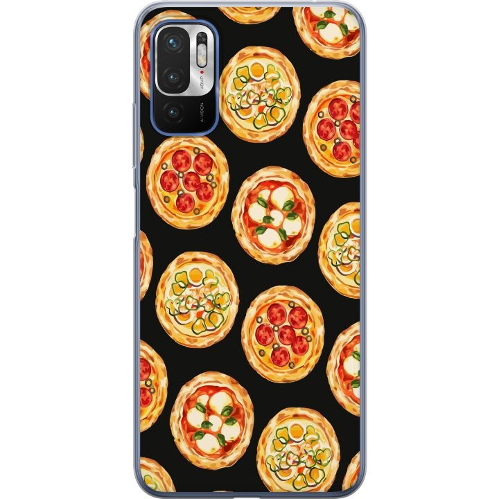 Mobiele hoes voor Xiaomi Redmi Note 10 5G met Pizza ontwerp in de groep SMARTPHONE & TABLETS / Mobielbescherming / Xiaomi bij TP E-commerce Nordic AB (A65937)