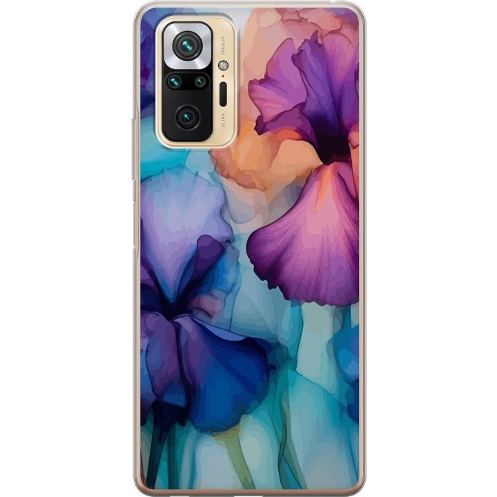 Mobiele hoes voor Xiaomi Redmi Note 10 Pro met Magische bloemen ontwerp in de groep SMARTPHONE & TABLETS / Mobielbescherming / Xiaomi bij TP E-commerce Nordic AB (A65981)