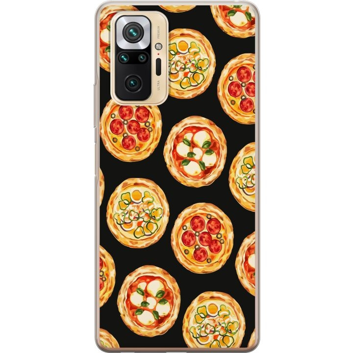 Mobiele hoes voor Xiaomi Redmi Note 10 Pro met Pizza ontwerp in de groep SMARTPHONE & TABLETS / Mobielbescherming / Xiaomi bij TP E-commerce Nordic AB (A65991)