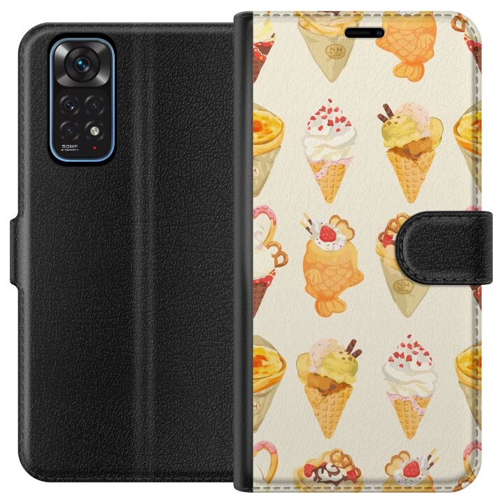 Portemonnee-hoesje voor Xiaomi Redmi Note 11 met Glasachtig ontwerp in de groep SMARTPHONE & TABLETS / Mobielbescherming / Xiaomi bij TP E-commerce Nordic AB (A66070)