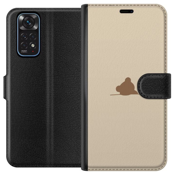 Portemonnee-hoesje voor Xiaomi Redmi Note 11 met Nalle ontwerp in de groep SMARTPHONE & TABLETS / Mobielbescherming / Xiaomi bij TP E-commerce Nordic AB (A66079)