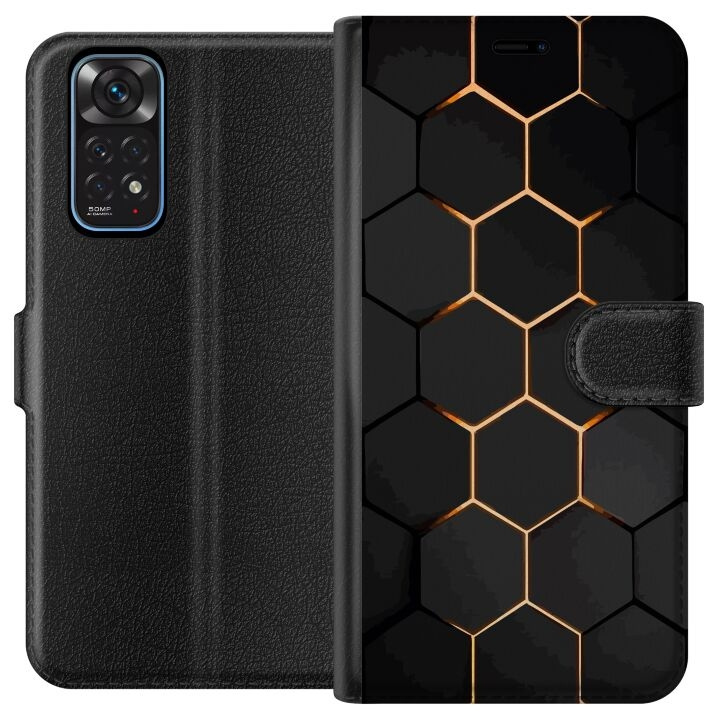 Portemonnee-hoesje voor Xiaomi Redmi Note 11 met Luxe Patroon ontwerp in de groep SMARTPHONE & TABLETS / Mobielbescherming / Xiaomi bij TP E-commerce Nordic AB (A66084)