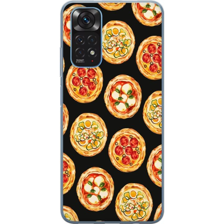 Mobiele hoes voor Xiaomi Redmi Note 11 met Pizza ontwerp in de groep SMARTPHONE & TABLETS / Mobielbescherming / Xiaomi bij TP E-commerce Nordic AB (A66099)