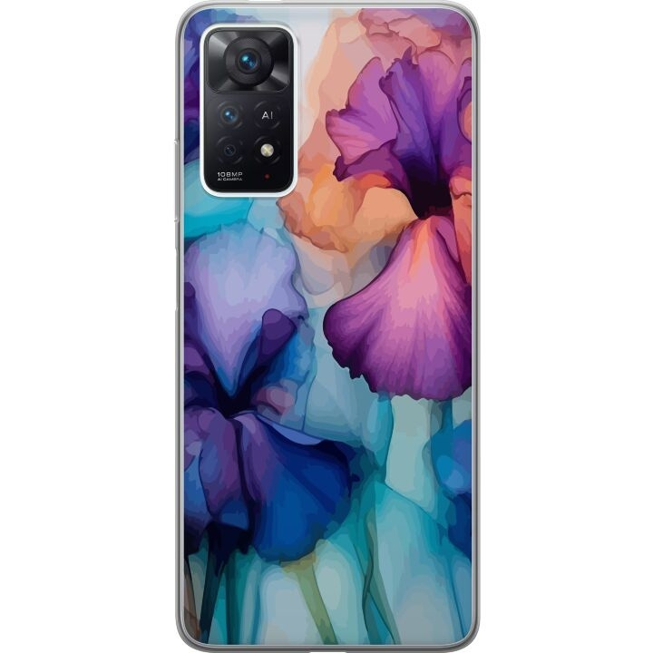 Mobiele hoes voor Xiaomi Redmi Note 11 Pro met Magische bloemen ontwerp in de groep SMARTPHONE & TABLETS / Mobielbescherming / Xiaomi bij TP E-commerce Nordic AB (A66116)