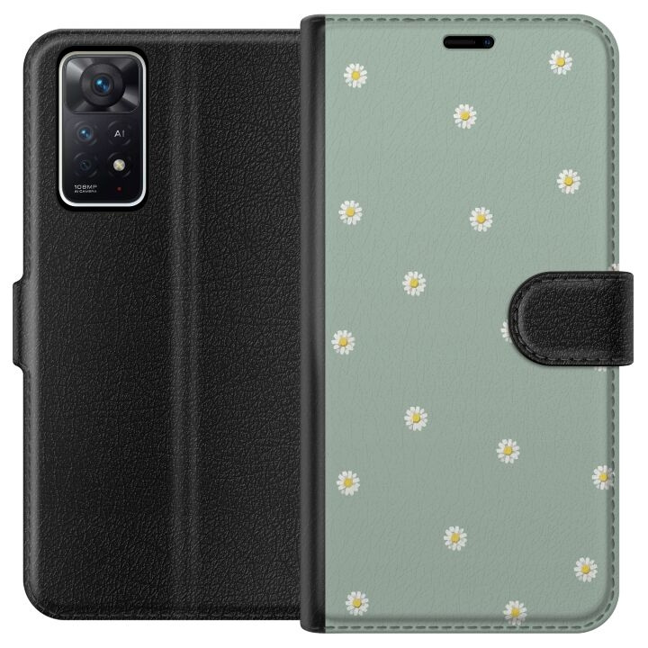 Portemonnee-hoesje voor Xiaomi Redmi Note 11 Pro 5G met Priesterkragen ontwerp in de groep SMARTPHONE & TABLETS / Mobielbescherming / Xiaomi bij TP E-commerce Nordic AB (A66144)